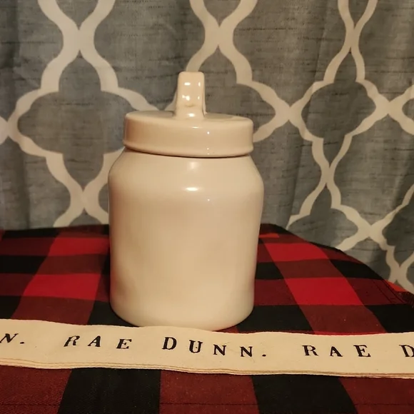 Rae Dunn White Tea Canister - Picture 2 of 3